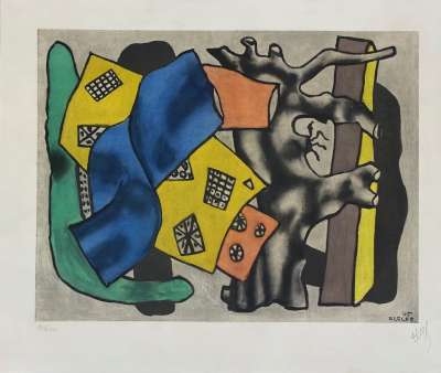 La racine grise (Plantilla) - Fernand LEGER