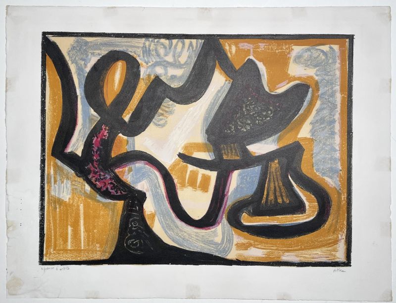 Le Simoun (Lithographie) - Jean-Michel ATLAN