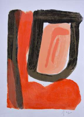 In their voices, the waters (Lithograph) - Bram   VAN VELDE