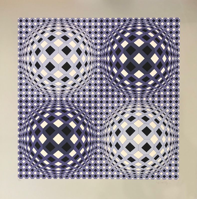 Abad (Serigrafía) - Victor  VASARELY