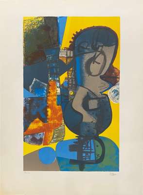 Lunaire administratif (Lithograph) - Maurice ESTEVE