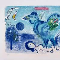 Paysage au Coq (Lithograph) — Marc CHAGALL — Front view