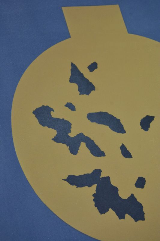 Formas simétricas con copos aleatorios (Litografía) - Hans ARP