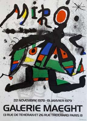 Galerie Maeght (Affiche) - Joan  MIRO