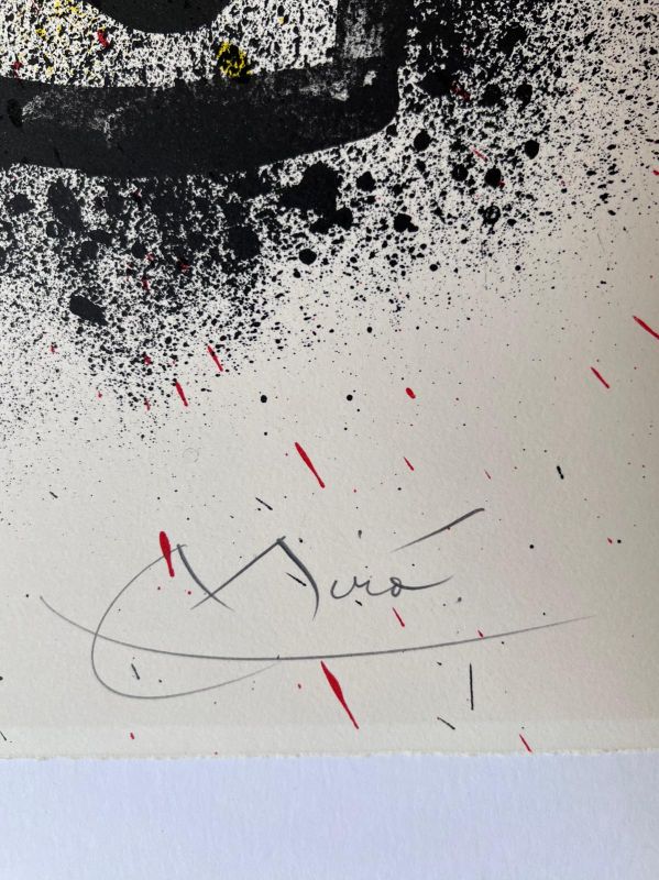Da Lebenslangliches interview (Lithographie) - Joan  MIRO