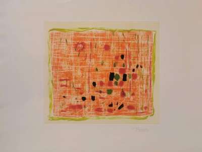 Verte de Orange (Etching and aquatint) - Roger BISSIERE