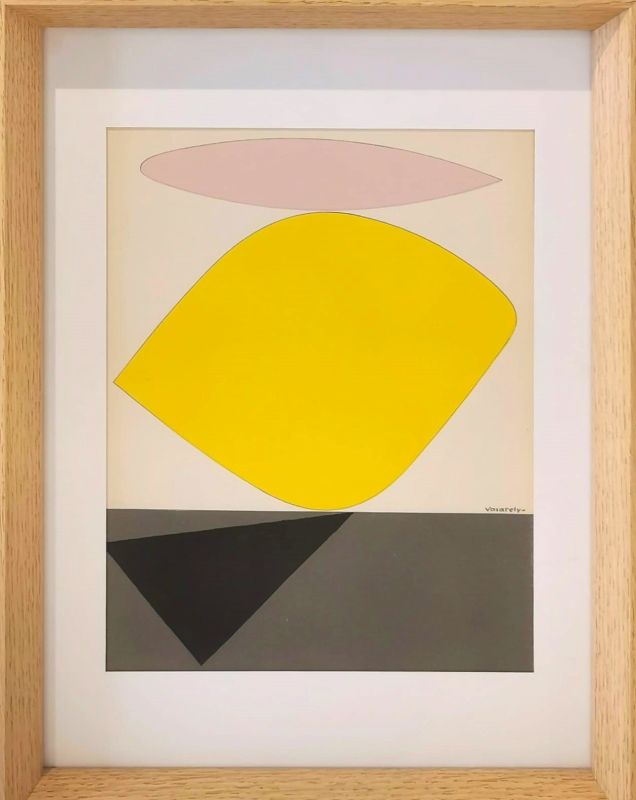 Sauzon II (Pochoir) - Victor  VASARELY