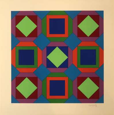 Folkokta (Silksreen) - Victor  VASARELY