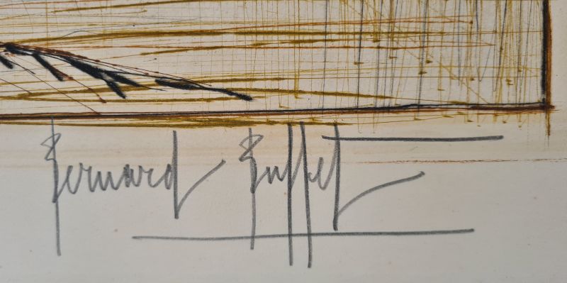 Brown bug (Engraving) - Bernard BUFFET