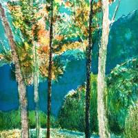 Guy Bardone (1927-2015) // Rivière aux grands arbres (Lithograph) — Artistes Divers — Detail view