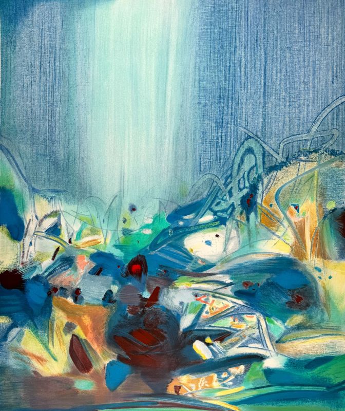 Toute Coude (Lithographie) - Teh-Chun CHU