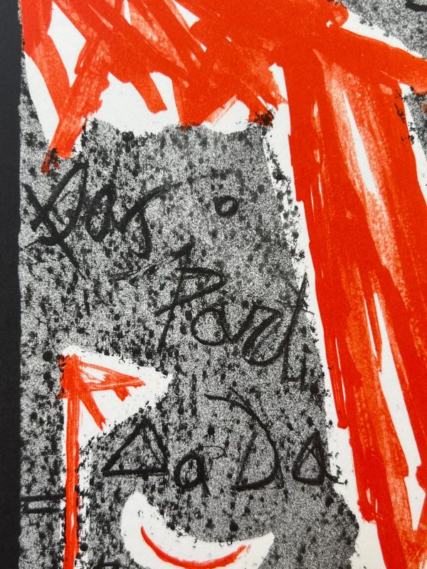 Marcel Janco  // Hommage &agrave; Hans Arp (Farblithographie) -  Artistes Divers