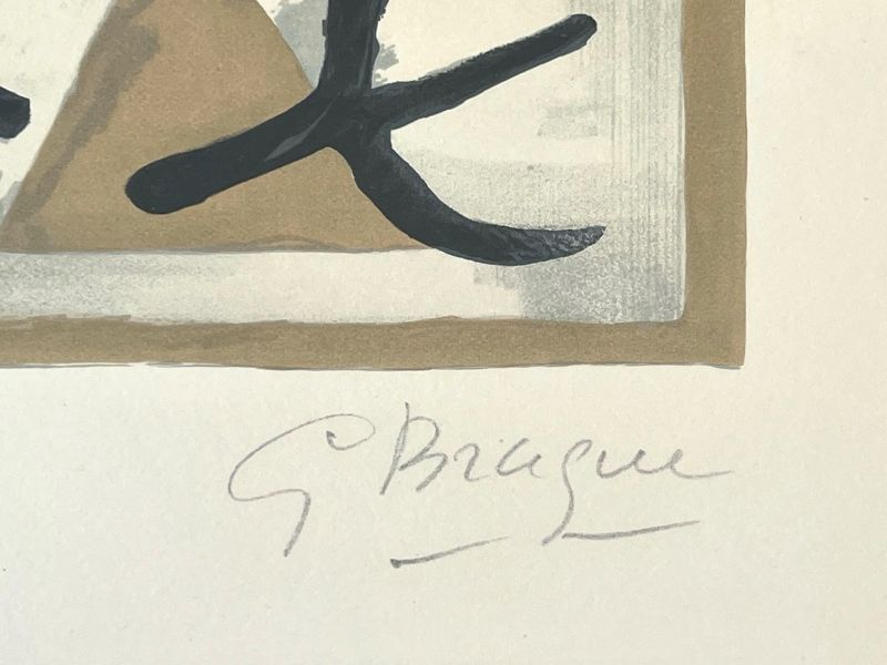 Les Martinets (Lithographie) - Georges BRAQUE