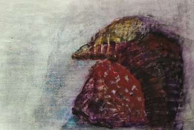 Corail (Gouache (contemporary)) - Véronique NEROU