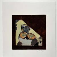 Nature Morte Oblique (Eau-forte et aquatinte) — Georges BRAQUE — Avec marges