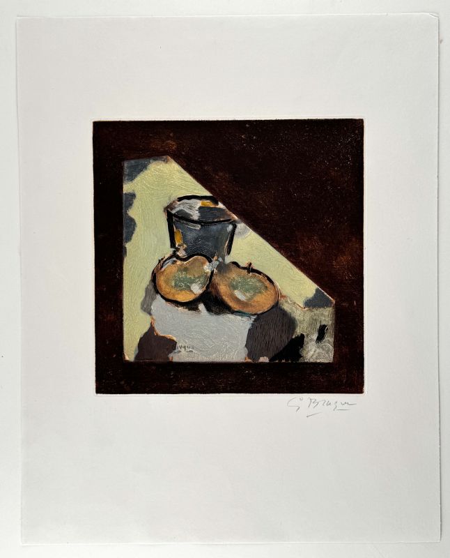 Nature Morte Oblique (Eau-forte et aquatinte) — Georges BRAQUE — Avec marges