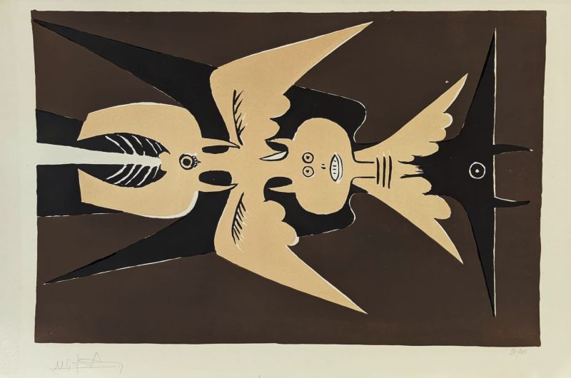 Emblem (Lithograph) - Wifredo LAM