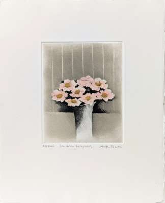 Un beau bouquet (Aquatinte) - Annapia ANTONINI