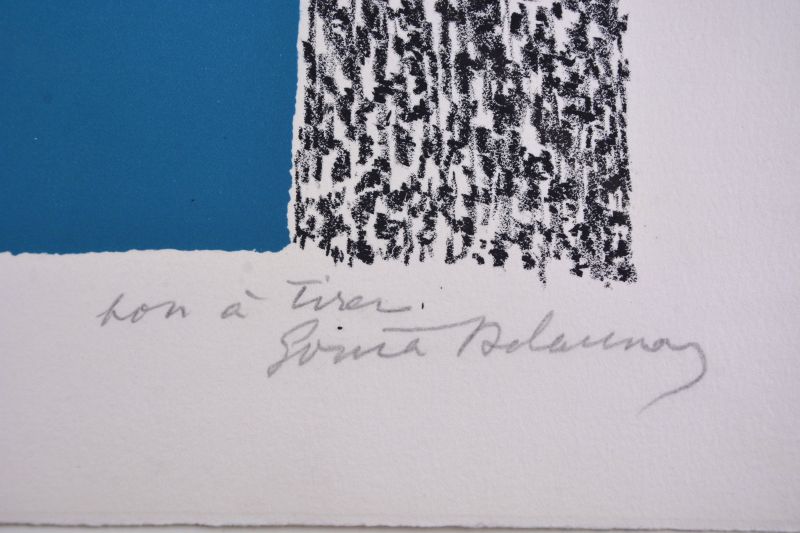 Cath&eacute;drale (Litografía) - Sonia DELAUNAY