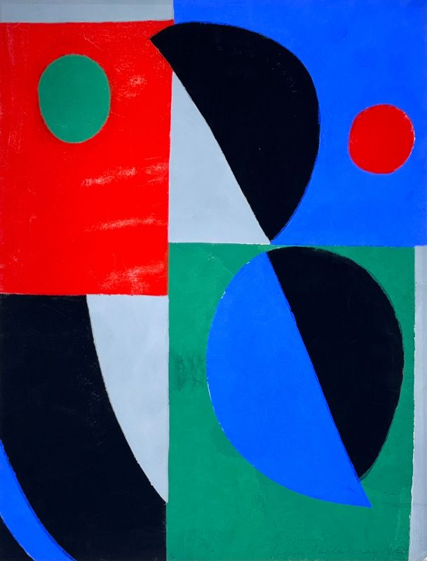 Po&eacute;sie de mots, po&eacute;sie de couleurs (Pochoir) - Sonia DELAUNAY
