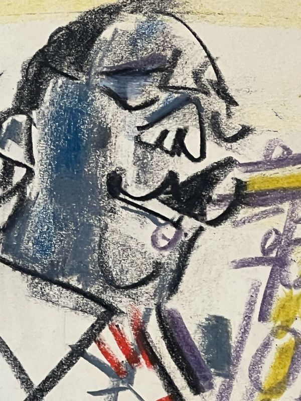 Saxofonista (Dibujo (moderno)) -  GEN PAUL