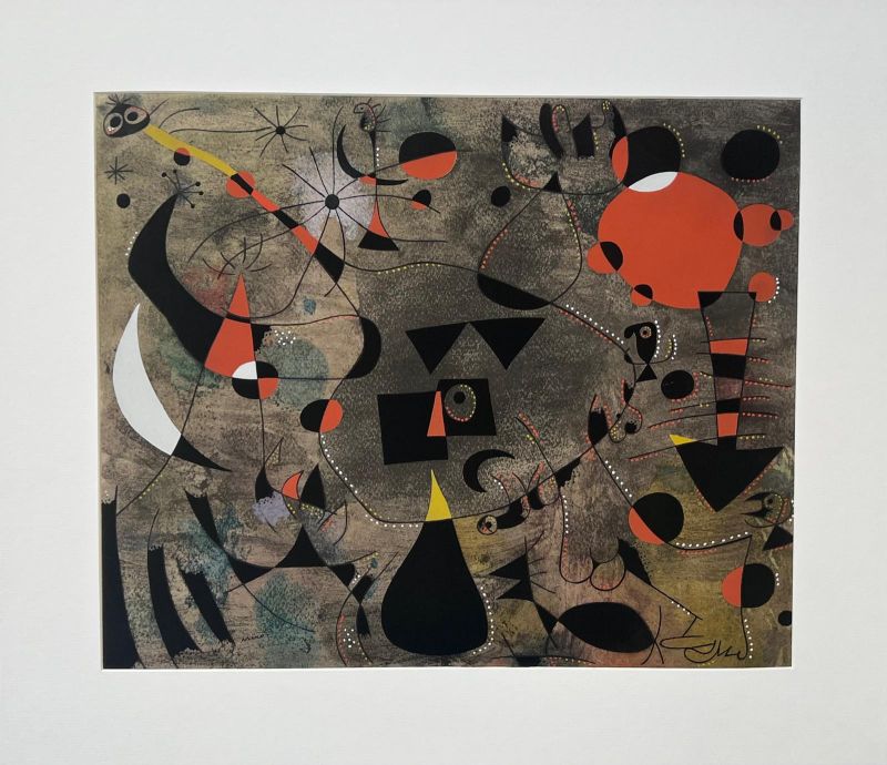 Personnage blessé (Constellations) (Plantilla) - Joan  MIRO