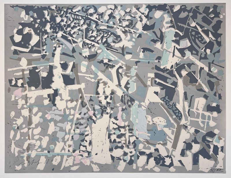 Ernest Coghuf (1905-1976) // Sans titre (Linografía) — Artistes Divers