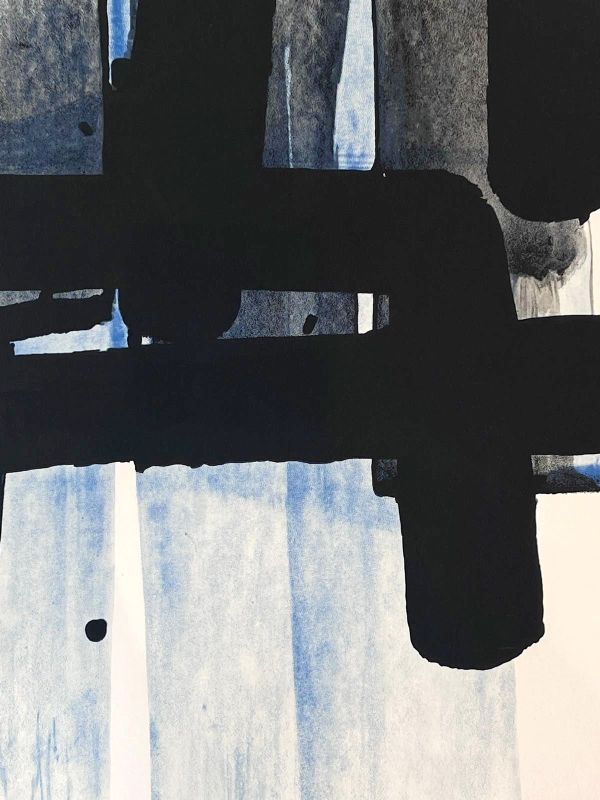Sérigraphie n°2 (Sérigraphie) - Pierre  SOULAGES