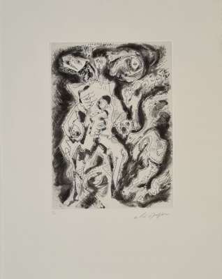 Demon (Etching) - André  MASSON