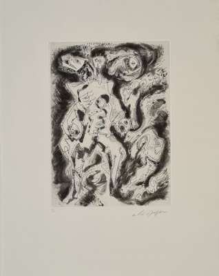 Demon (Eau-forte) - André  MASSON