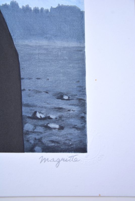 Das Meisterwerk oder die Geheimnisse des Horizonts (Farblithographie) - René MAGRITTE