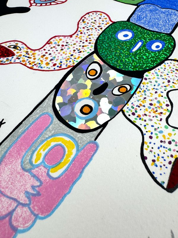 Totem (Farblithographie) - Niki DE SAINT PHALLE