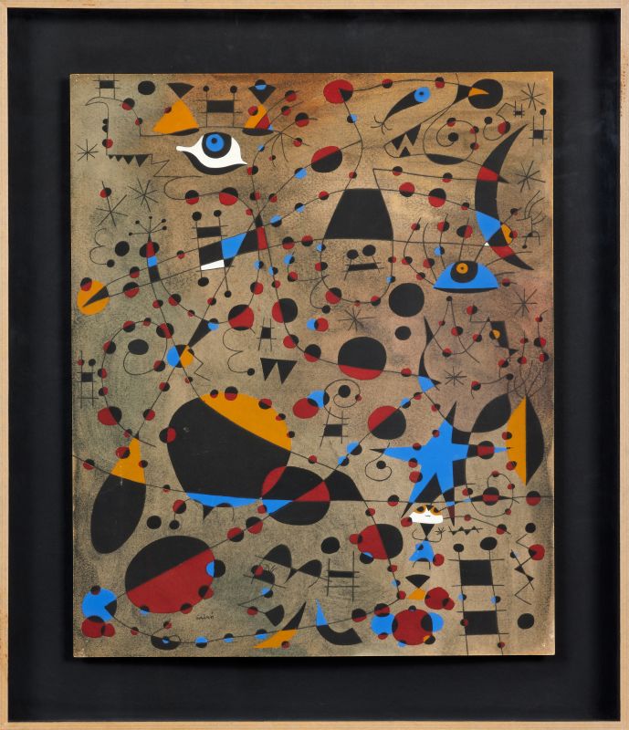 On the 13th, the ladder skimmed the firmament (Constellations) (Stencil) - Joan  MIRO