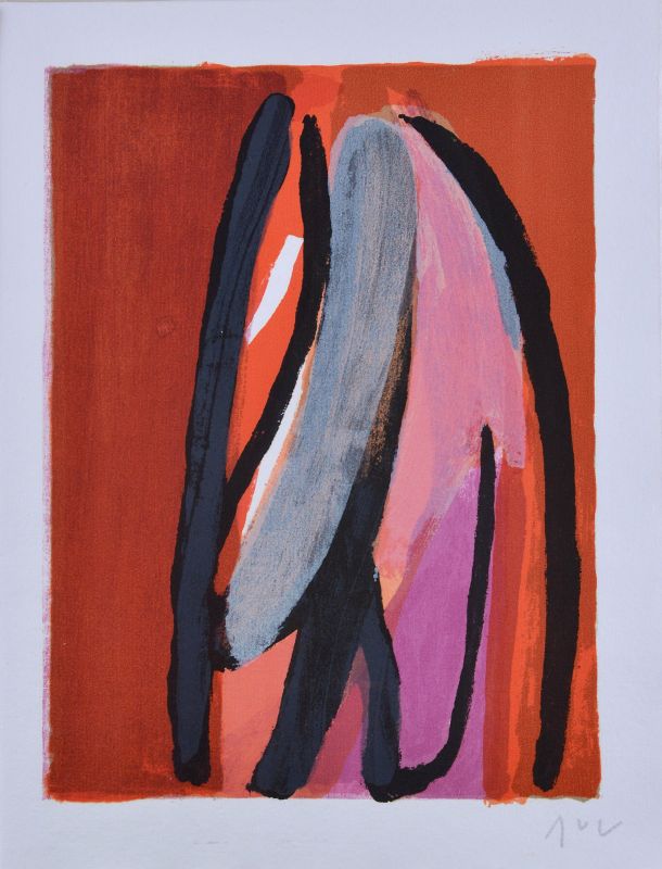 En sus voces, las aguas (Litografía) - Bram   VAN VELDE