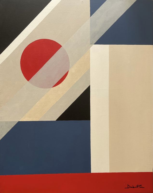 Sans titre (Öl auf Leinwand (Modern)) - Jacqueline DEBUTLER