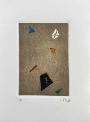 Red Stick (Engraving) - Arthur Luiz  PIZA