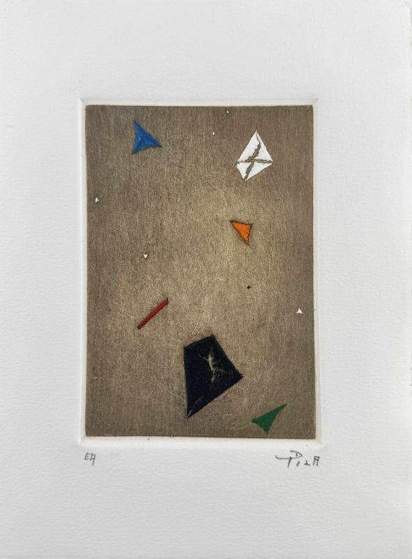 B&acirc;ton rouge (Gravure) - Arthur Luiz  PIZA