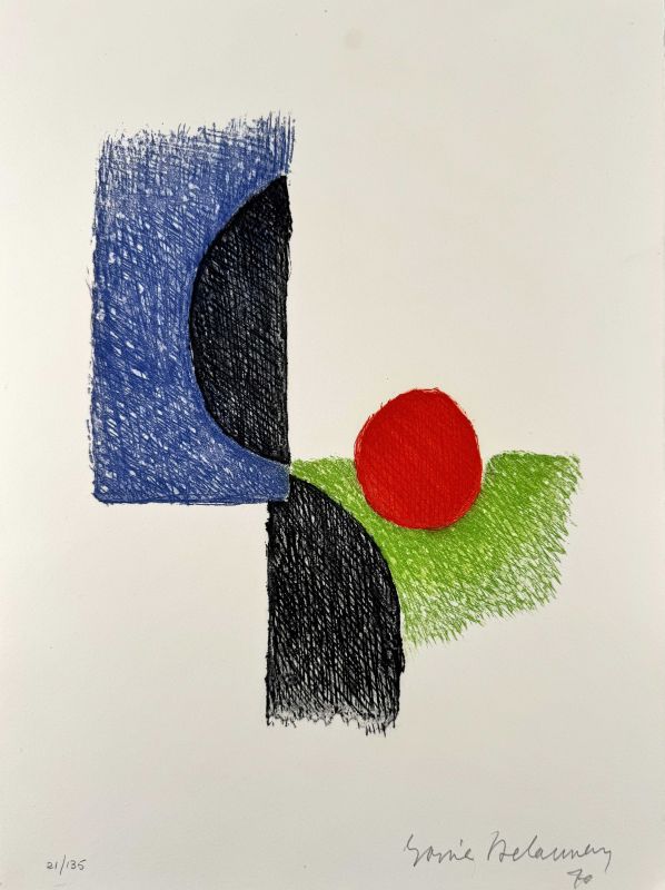 La terra impareggiabile (Radierung und Aquatinta) - Sonia DELAUNAY