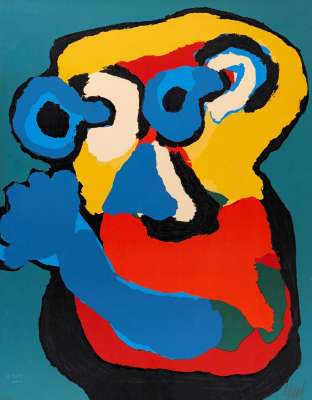 Le Petit Ludeum (Lithographie) - Karel APPEL