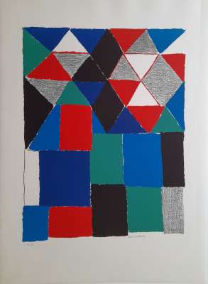 Scottish (Lithographie) - Sonia DELAUNAY