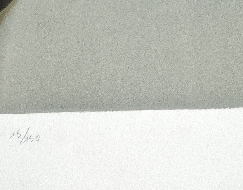 Ödipus und die Sphinx (Farblithographie) — Francis BACON — Detail der Nummerierung