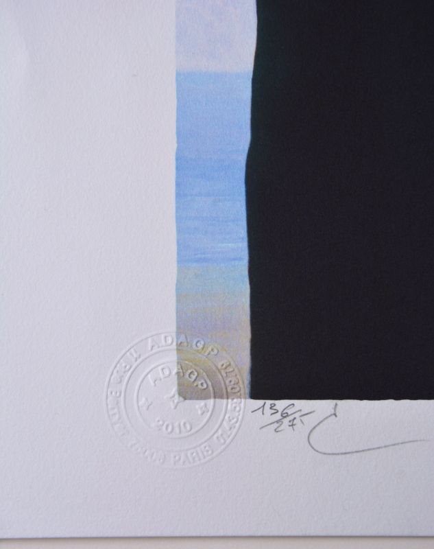 Abziehbild (Farblithographie) - René MAGRITTE