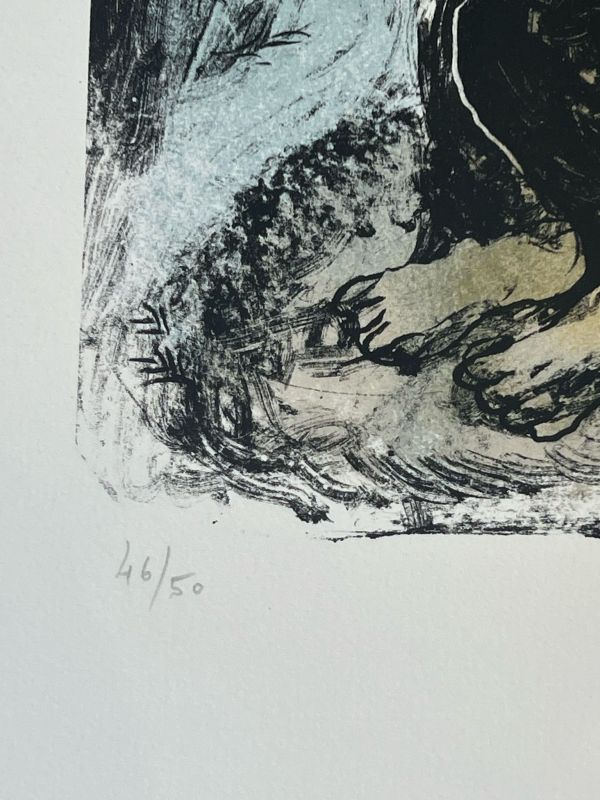 Méditation (Lithographie) - Marc CHAGALL