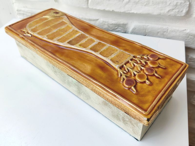 Kasten Vogel bronze (Keramik) - Mithé ESPELT