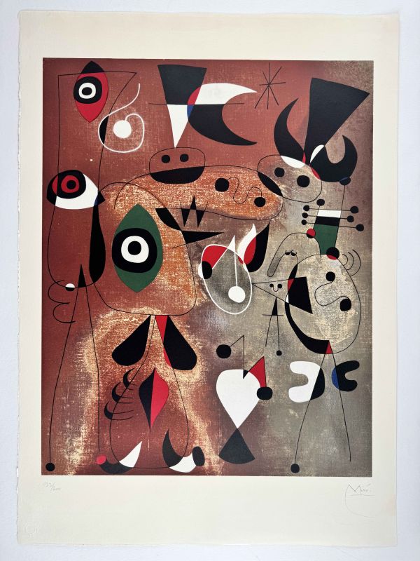Mujeres, P&aacute;jaros, Estrella (Litografía) - Joan  MIRO