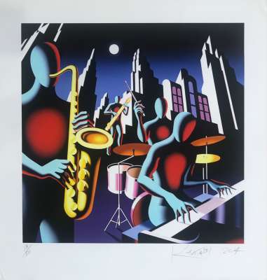 Full Moon Quartett (Sérigraphie) - Mark KOSTABI