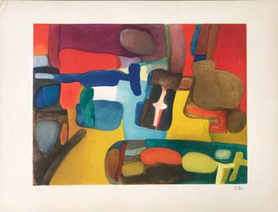 Cali (Lithographie) - Maurice ESTEVE