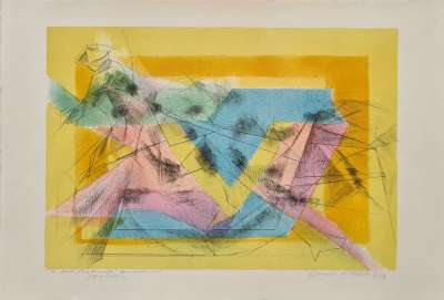 L'écuyère (Lithographie) - Jacques VILLON