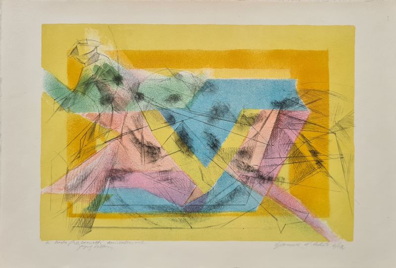 L'écuyère (Lithograph) - Jacques VILLON