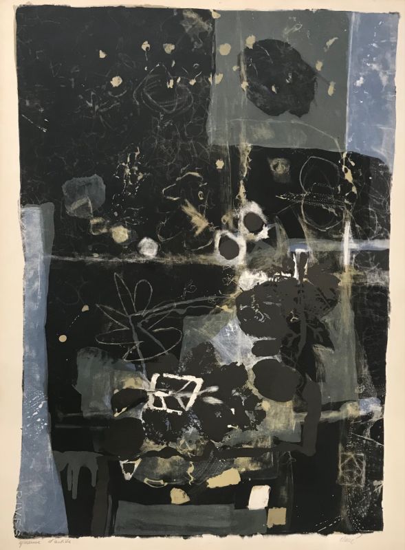 Feuille de nuit (Lithographie) - Antoni CLAVE